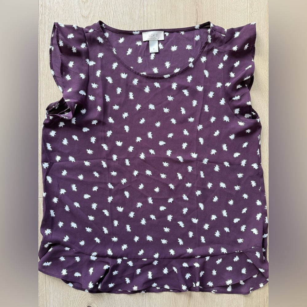 Women's Purple Sleeveless Top